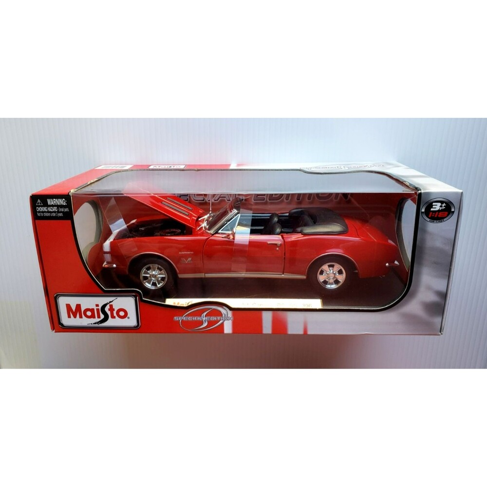 2012 MAISTO SPECIAL EDITION 1967 CHEVROLET CAMARO RS/SS 396 RED 1:18 W/Box 46629